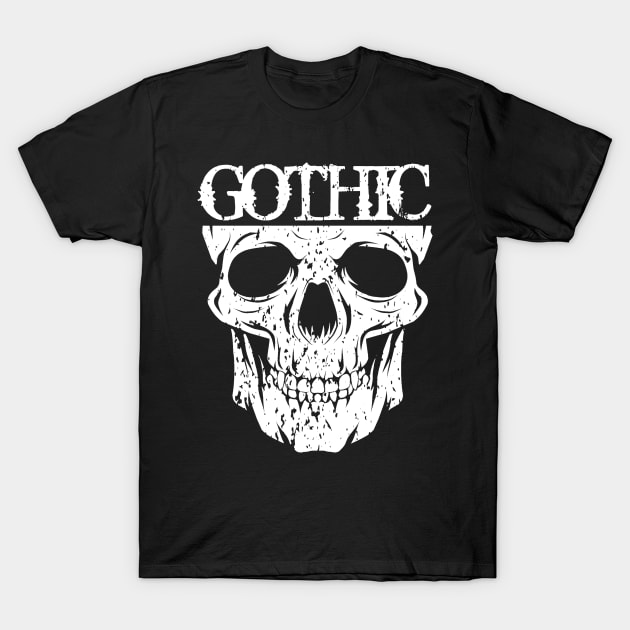 Gothic Skull T-Shirt by Oolong